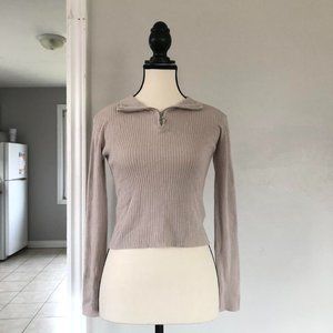 Garage quarter-zip top